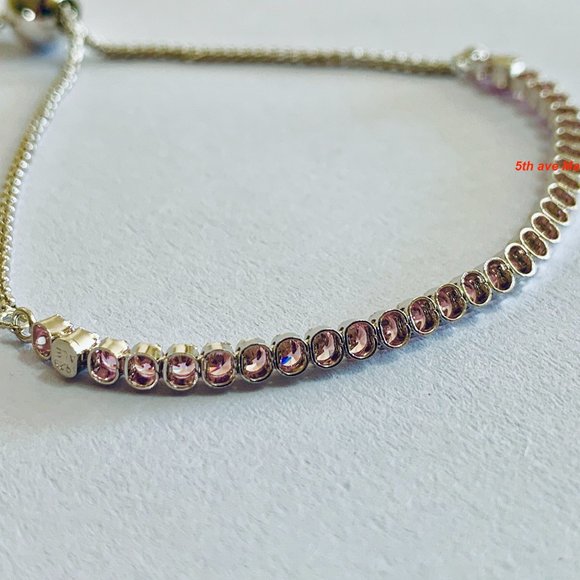 BRAND NEW Pandora Sparkling Slider Tennis Bracelet PINK $35 (PRICE TO SELL) - Picture 2 of 7